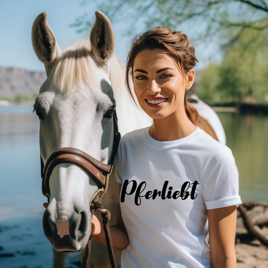 Damen T-Shirt Pferliebt