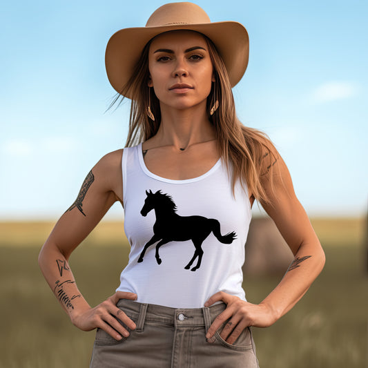 Damen Tank-Top Silhouette
