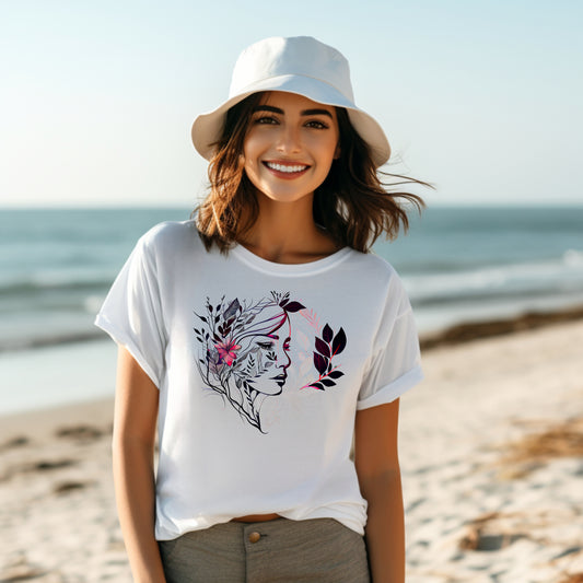 Frauen T-Shirt Natur