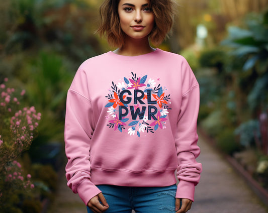 Frauen Pullover girl power