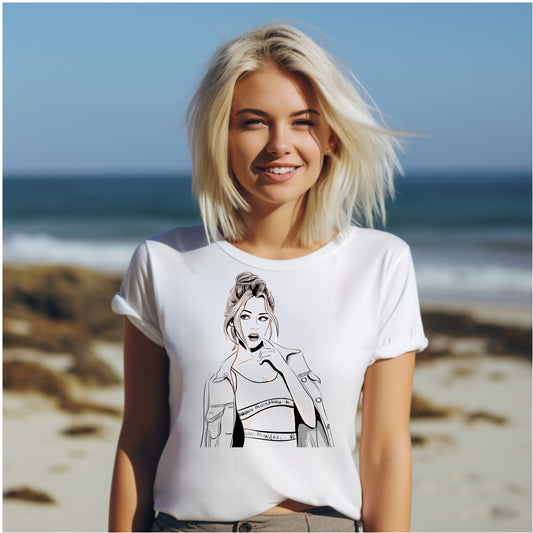 Frauen T-Shirt sporty