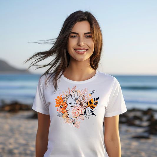 Frauen T-Shirt Natur 3