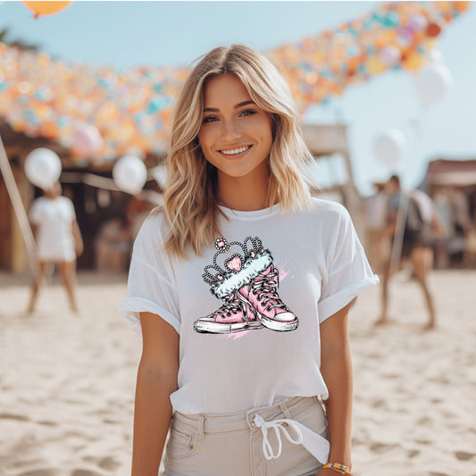 Frauen T-Shirt Diadem