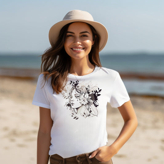 Frauen T-Shirt Natur 4