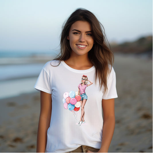 Frauen T-Shirt Jahrmarkt