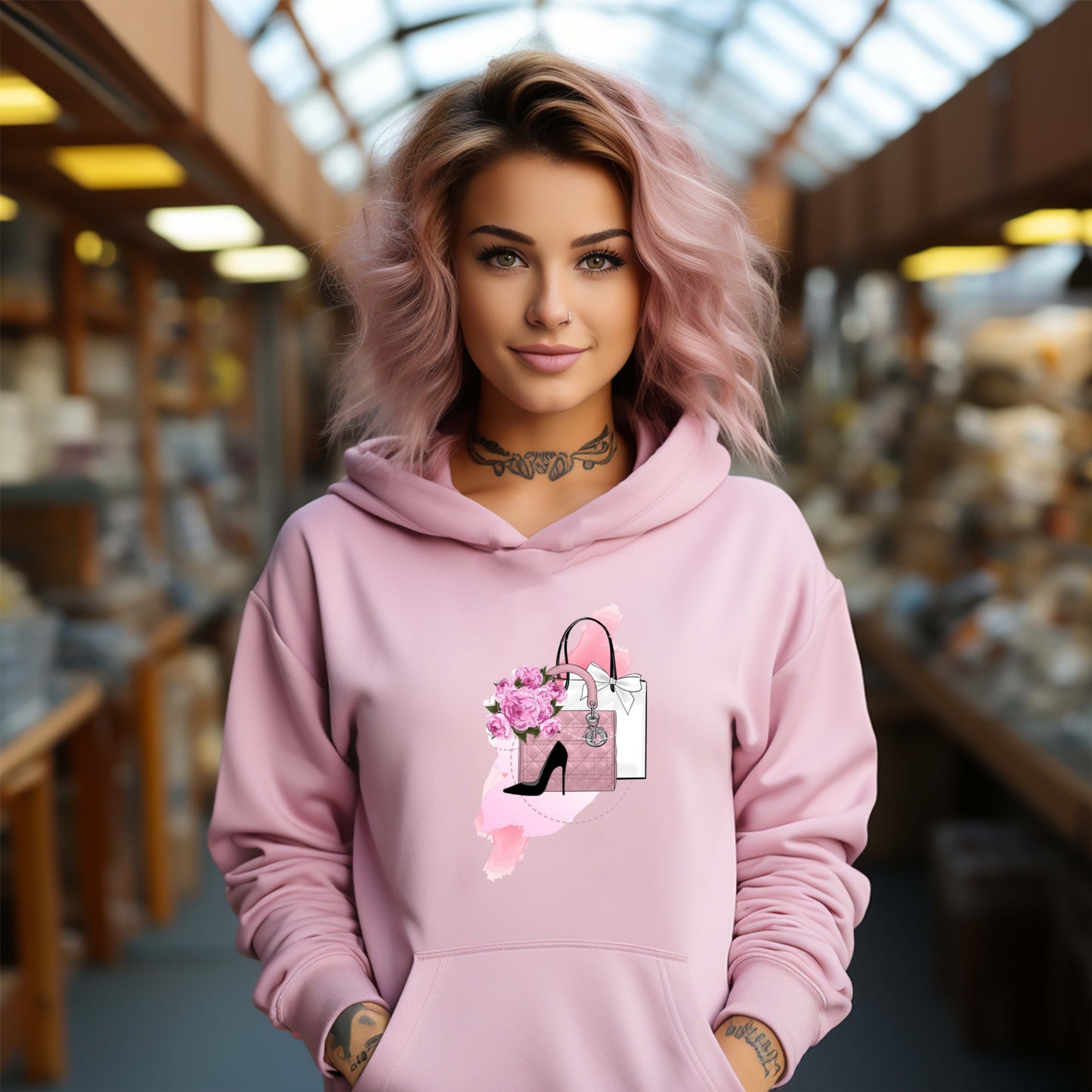 Damen Kaputzenpullover shopping