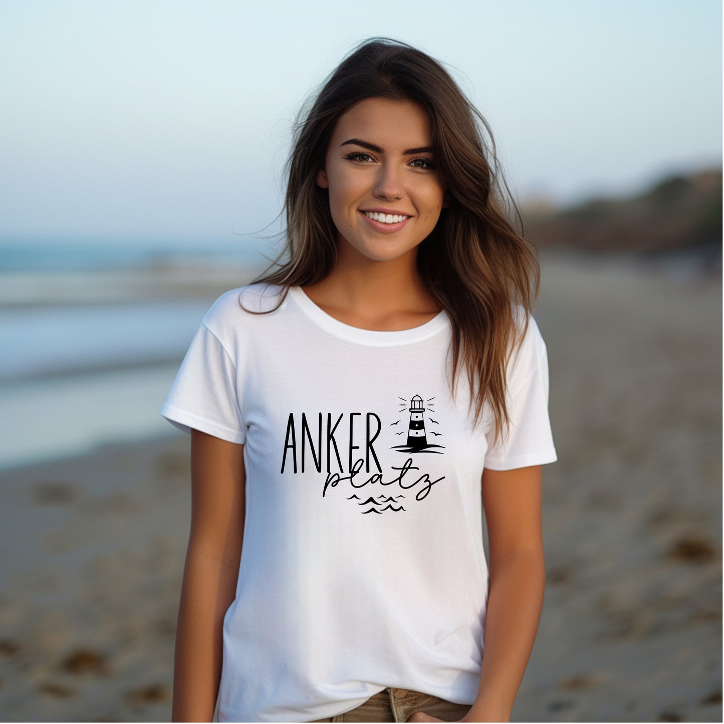 Frauen T-Shirt Ankerplatz