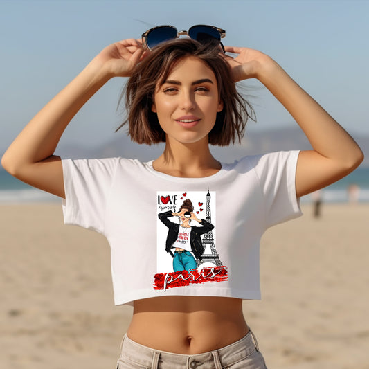 bauchfreies Damen-Top Paris