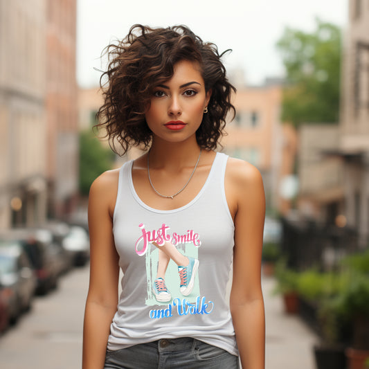Damen Tank-Top just smile