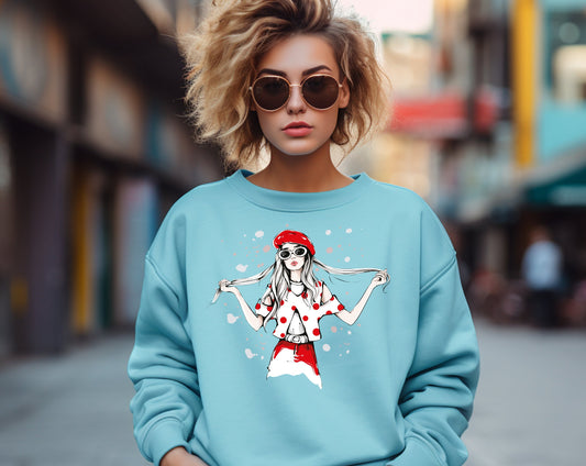 Frauen Pullover girly