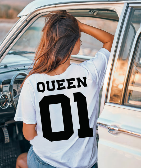 Frauen T-Shirt Queen 01 Backprint / Rückseite