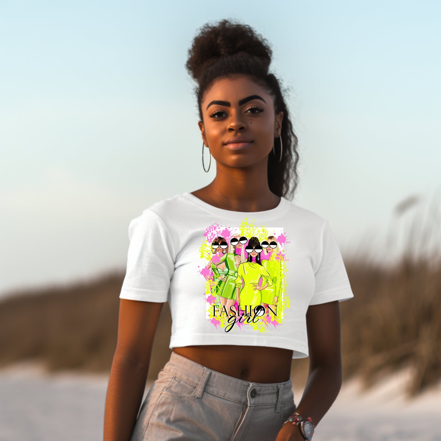 bauchfreies Damen-Top Fashion girl