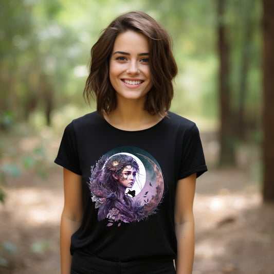 Frauen T-Shirt Mondfee Motiv #13