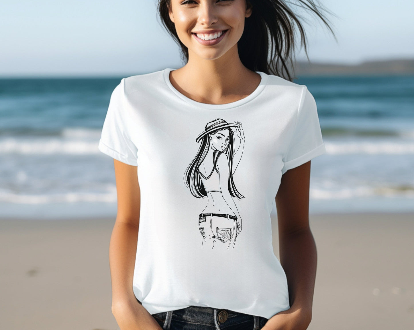 Frauen T-Shirt Grüße