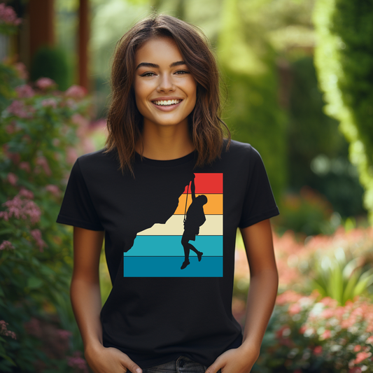 Damen T-Shirt climbing
