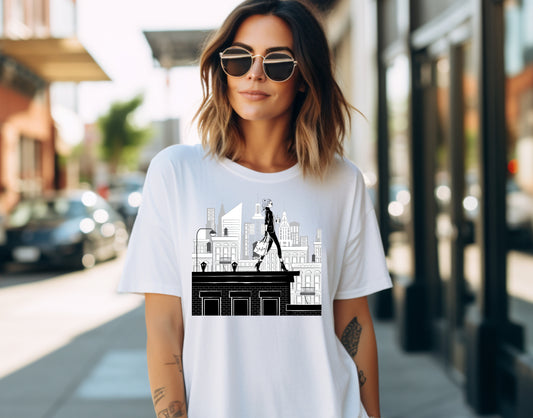 Frauen T-Shirt skyline