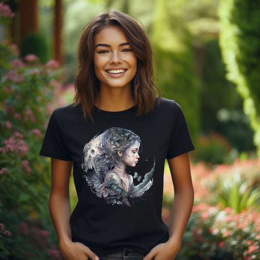 Frauen T-Shirt Mondfee Motiv #12