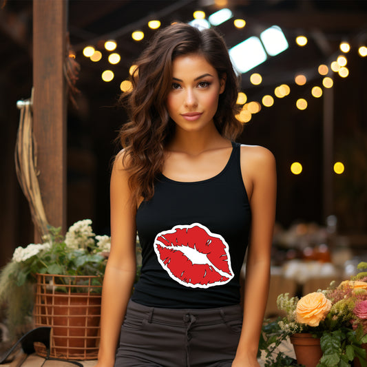 Frauen Tank-Top Lippen