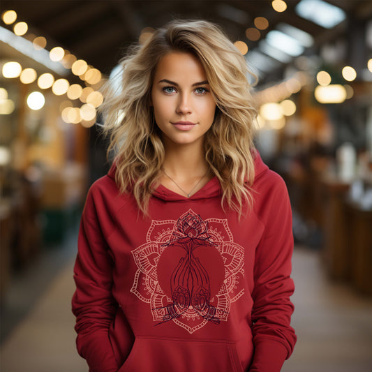 Damen Kapuzenpullover rose