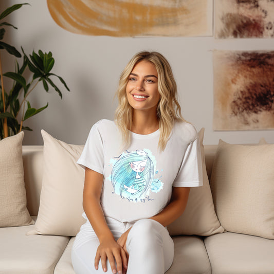 Damen T-Shirt Die See ist meine Liebe