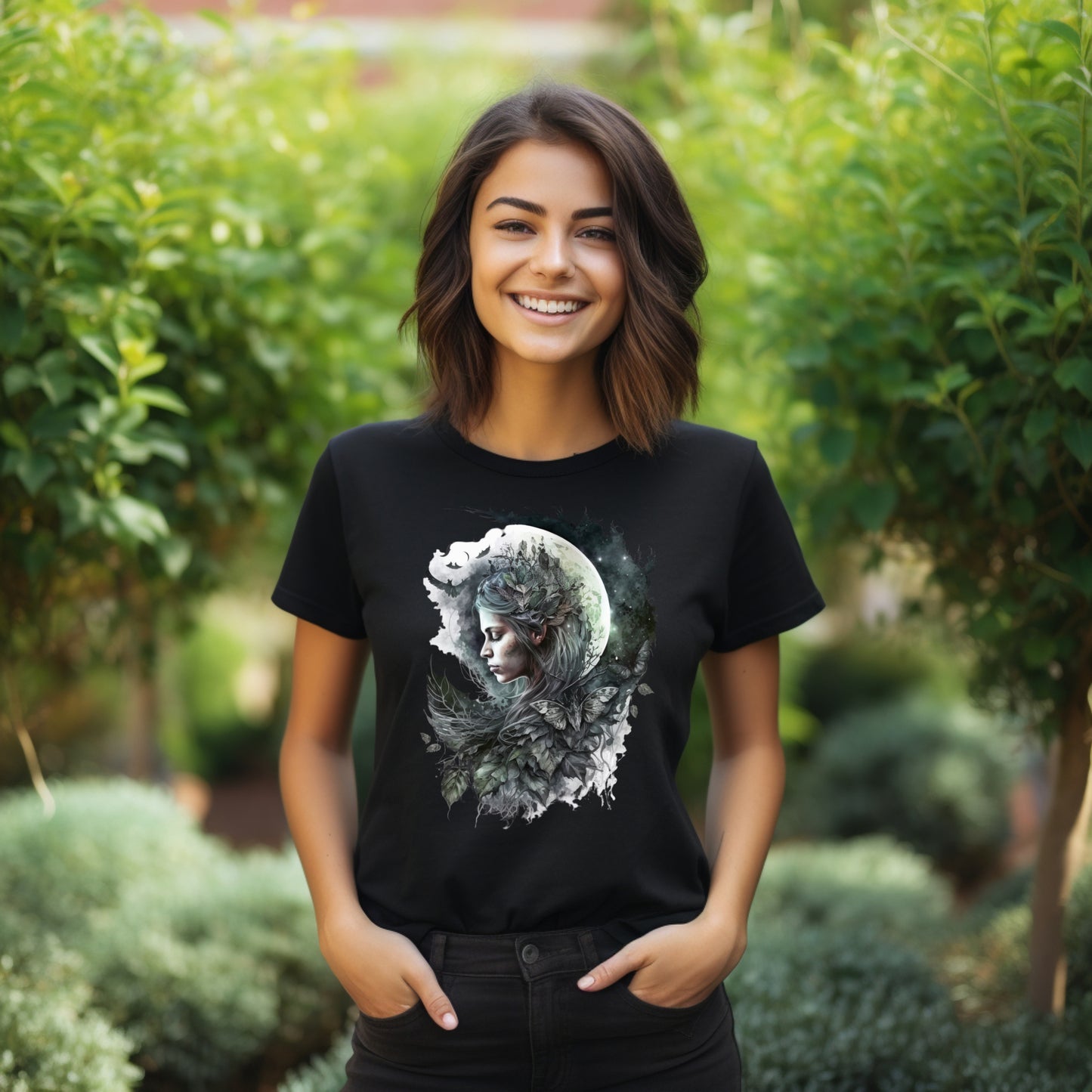 Frauen T-Shirt Mondfee Motiv #11
