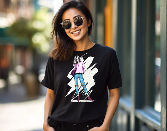 Frauen T-Shirt walk of fame
