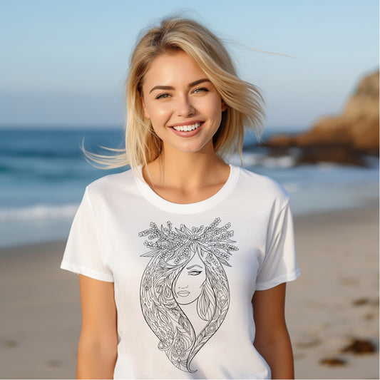 Frauen T-Shirt Naturfee