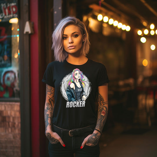 Frauen T-Shirt Rocker