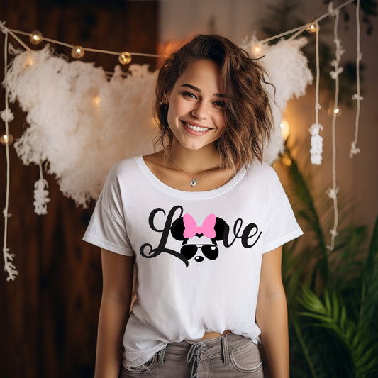 Damen T-Shirt Love
