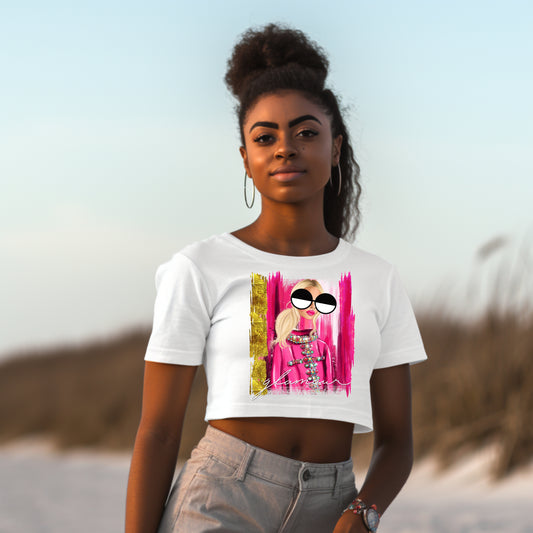 bauchfreies Damen-Top glamour