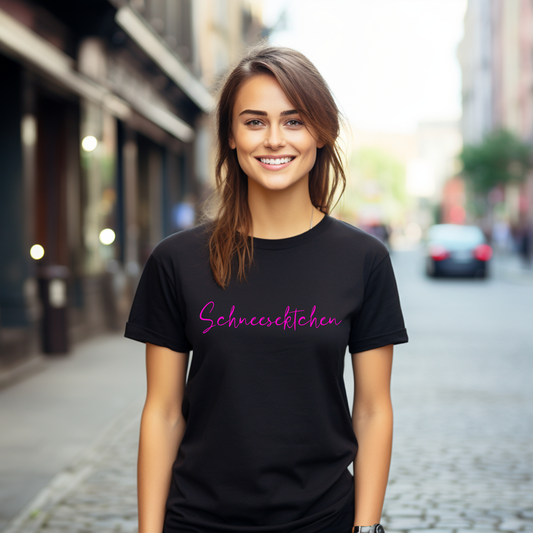 Damen T-Shirt Schneesektchen
