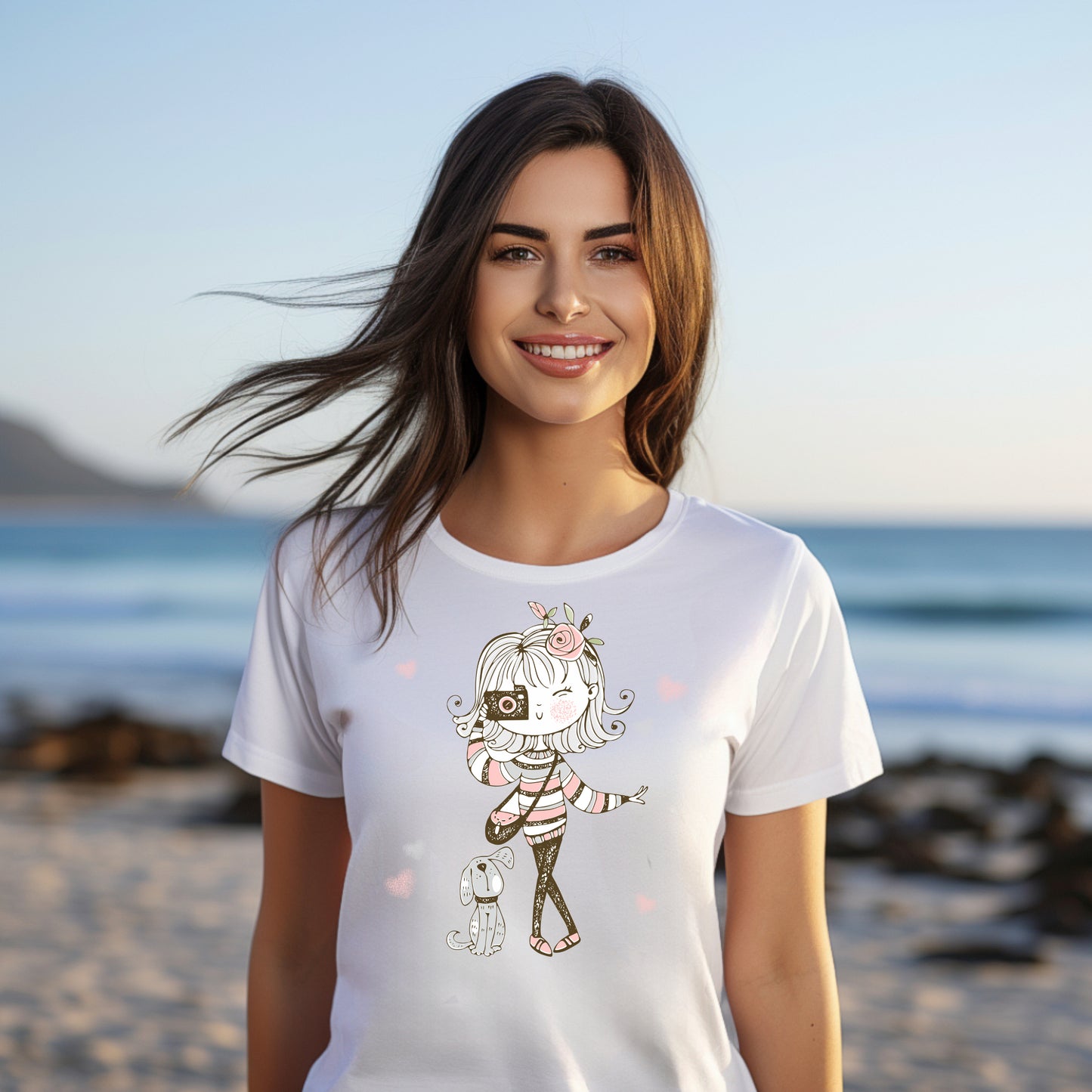 Frauen T-Shirt Fotos fürs Leben