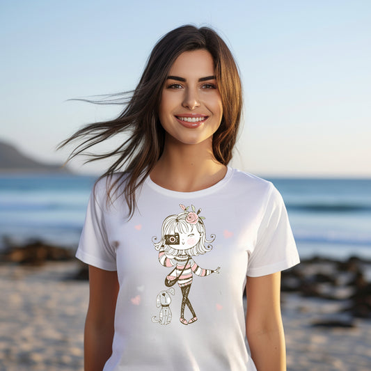 Frauen T-Shirt Fotos fürs Leben