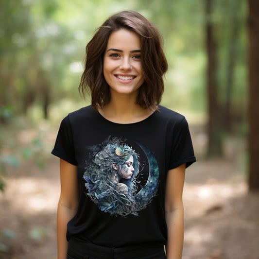 Frauen T-Shirt Mondfee Motiv #7