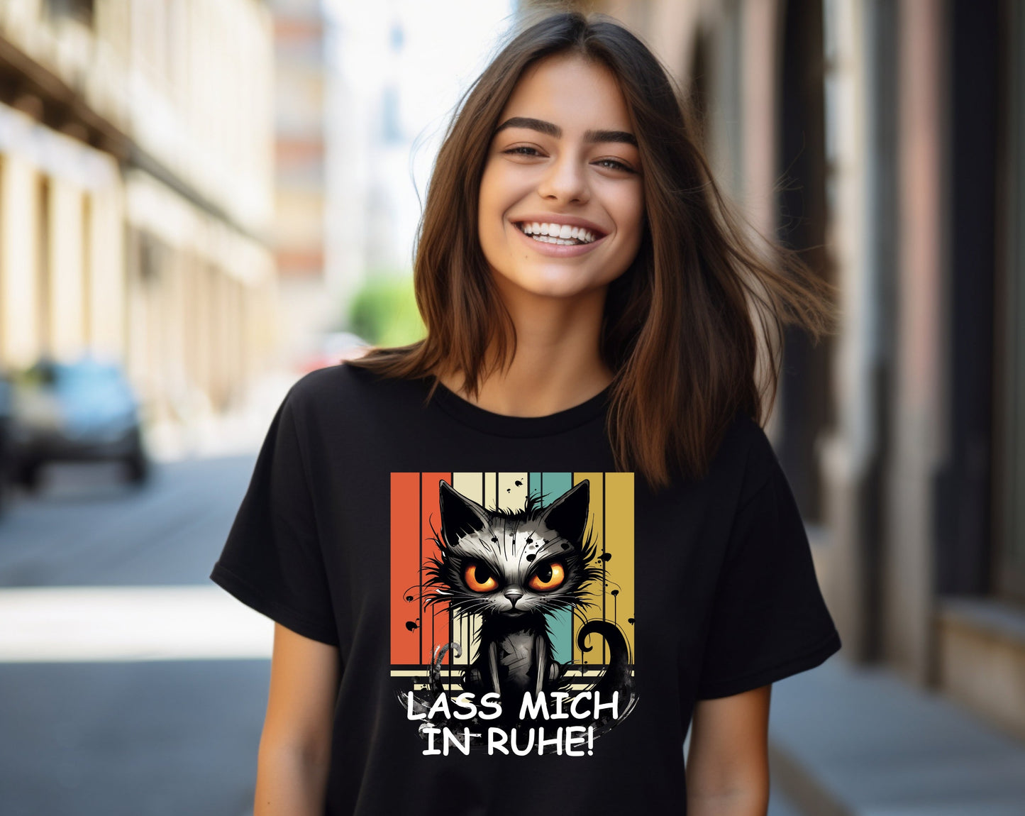 Damen T-Shirt Lass mich in Ruhe !
