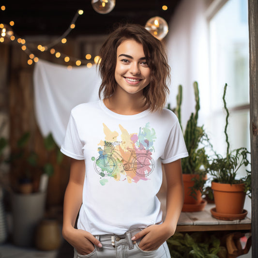 Damen T-Shirt Ausflug ins Grüne
