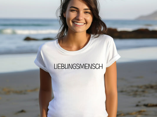 Frauen T-Shirt Lieblingsmensch