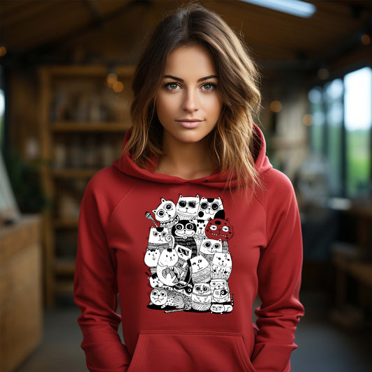 Damen Kapuzenpullover wildcats