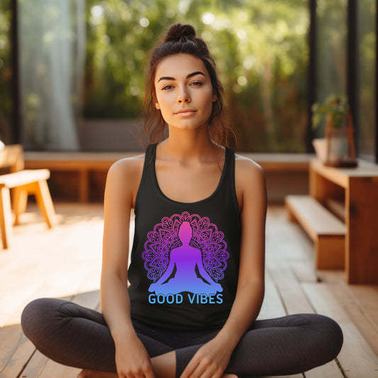 Frauen Yoga Tank-Top good vibes