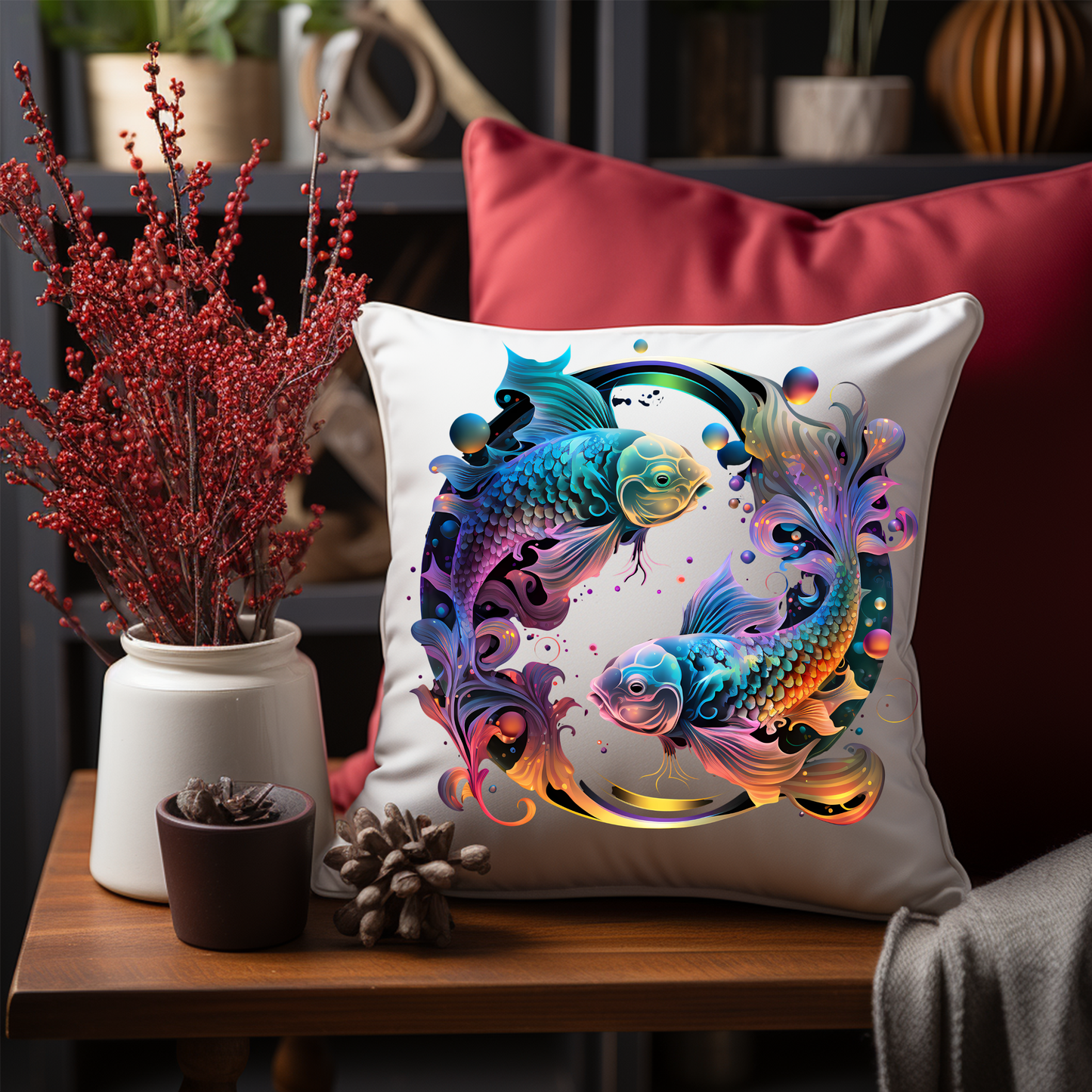 Kissen Sternzeichen Fische / pisces