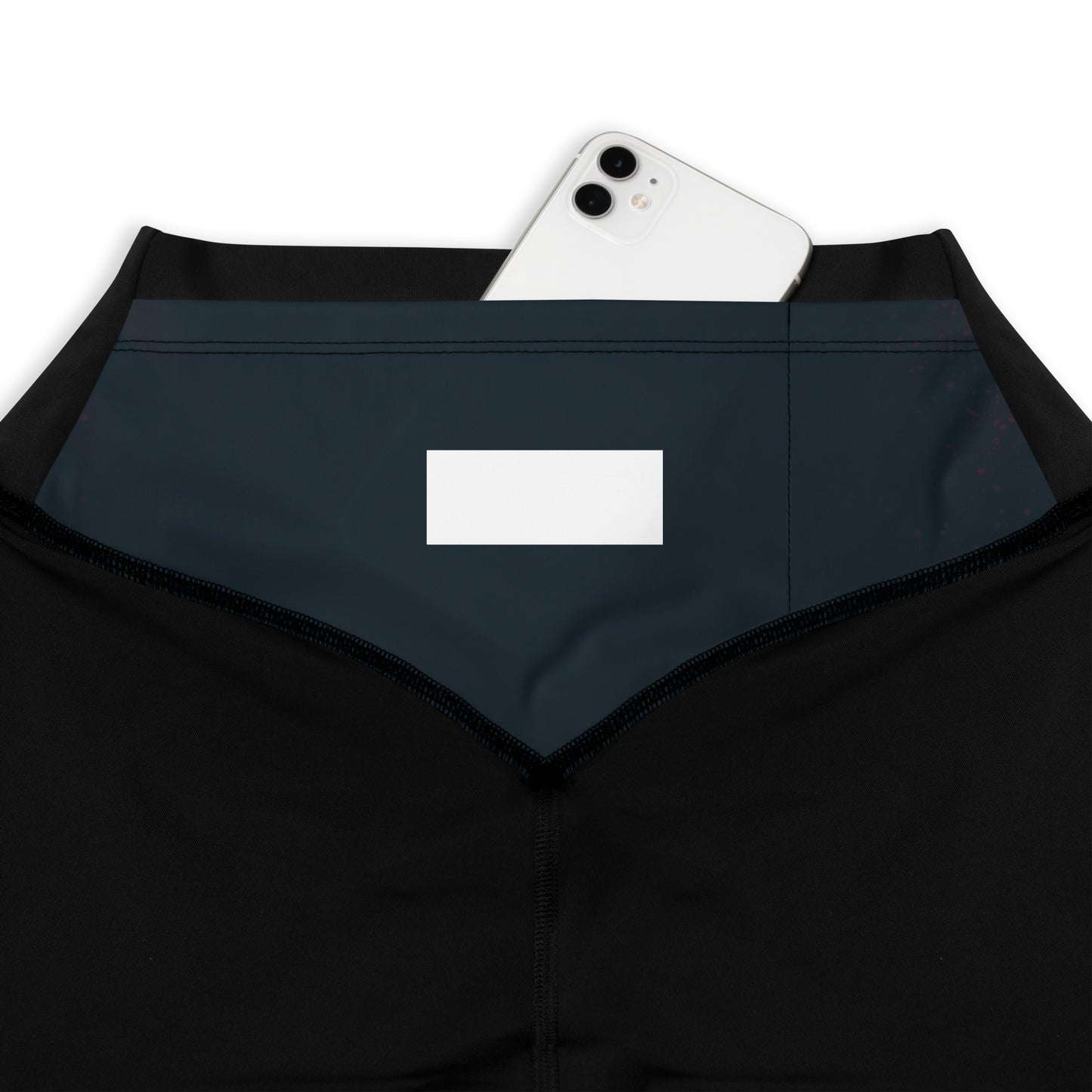 Sport-Leggings schwarz / white blocks