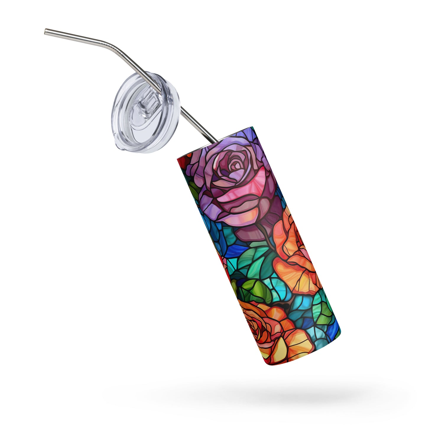 Edelstahlbecher Rosen