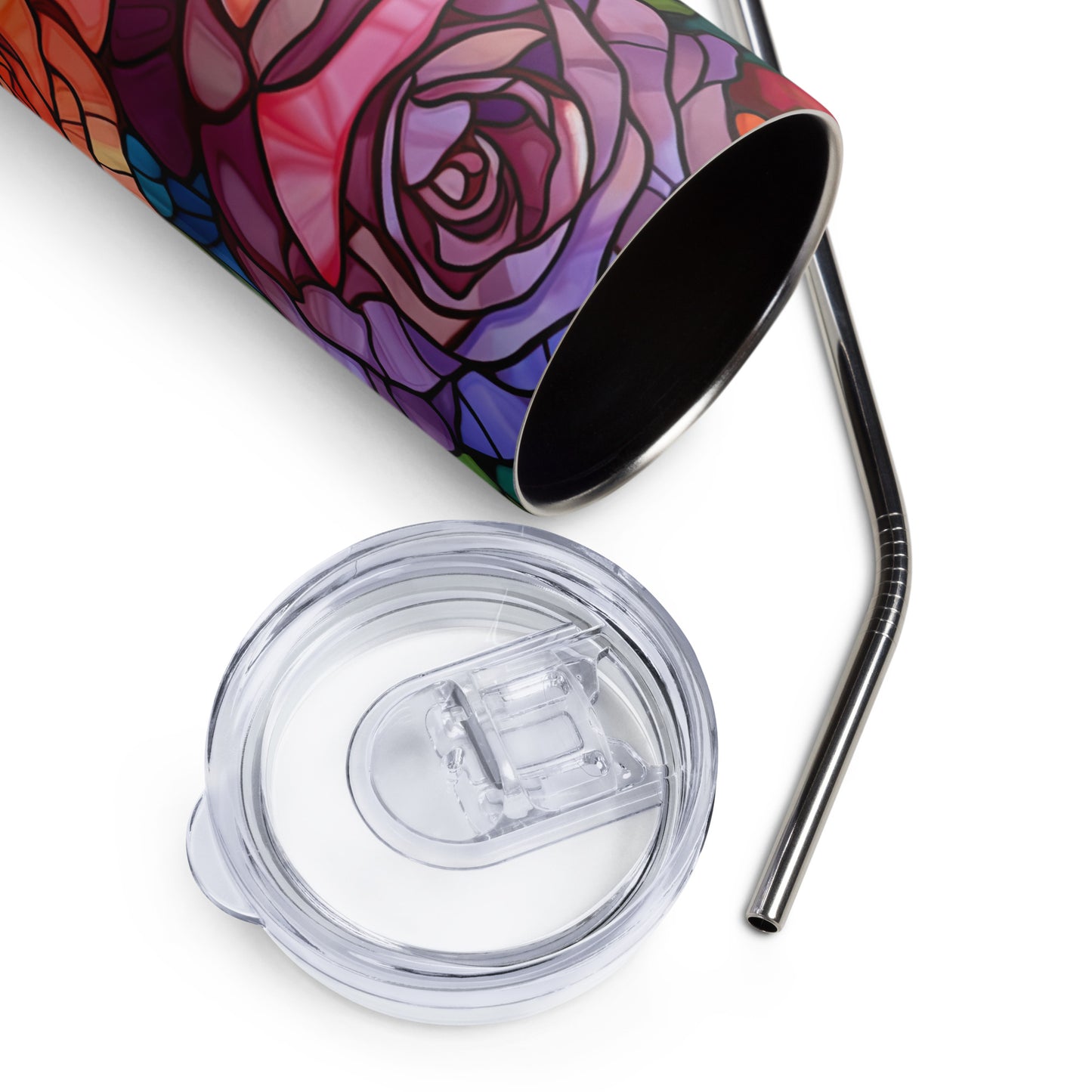 Edelstahlbecher Rosen