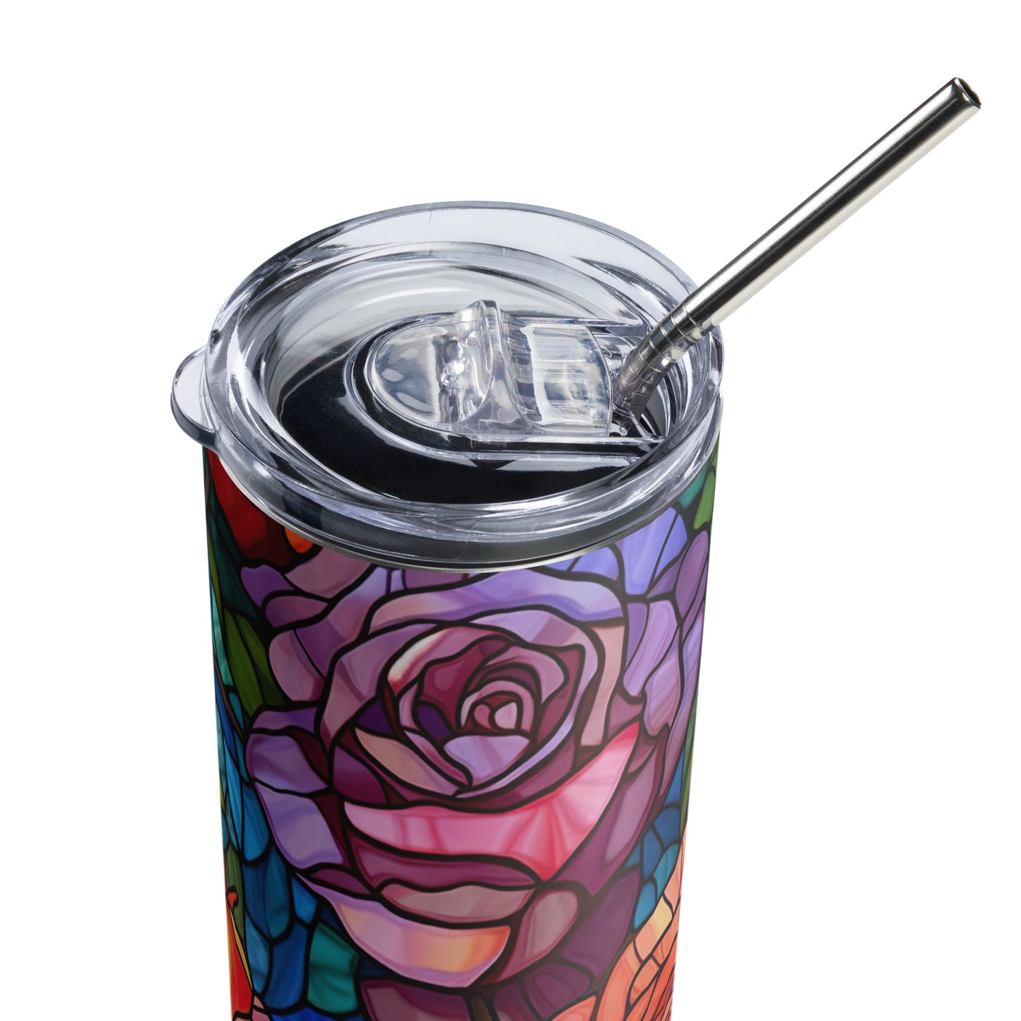 Edelstahlbecher Rosen