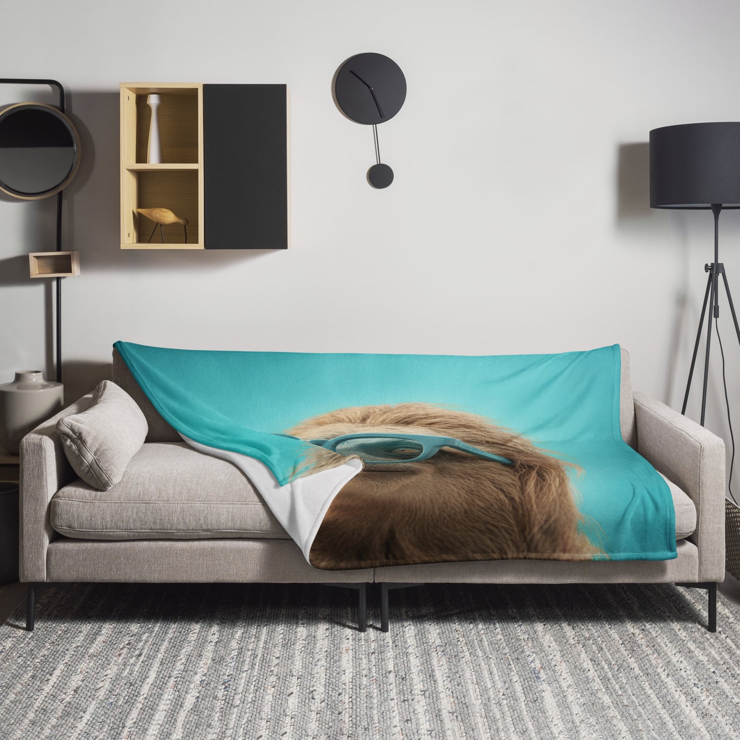 Kuscheldecke Faultier