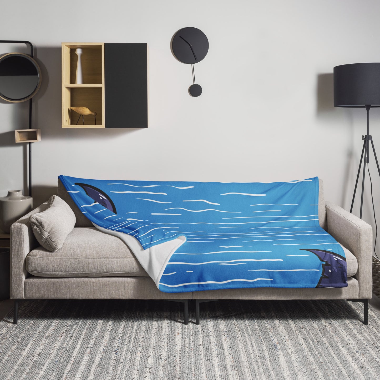 Kuscheldecke Haifisch