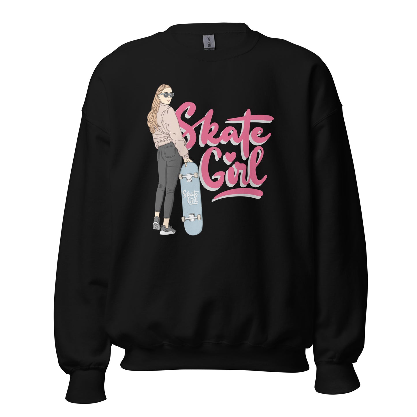 Frauen Pullover Skate girl