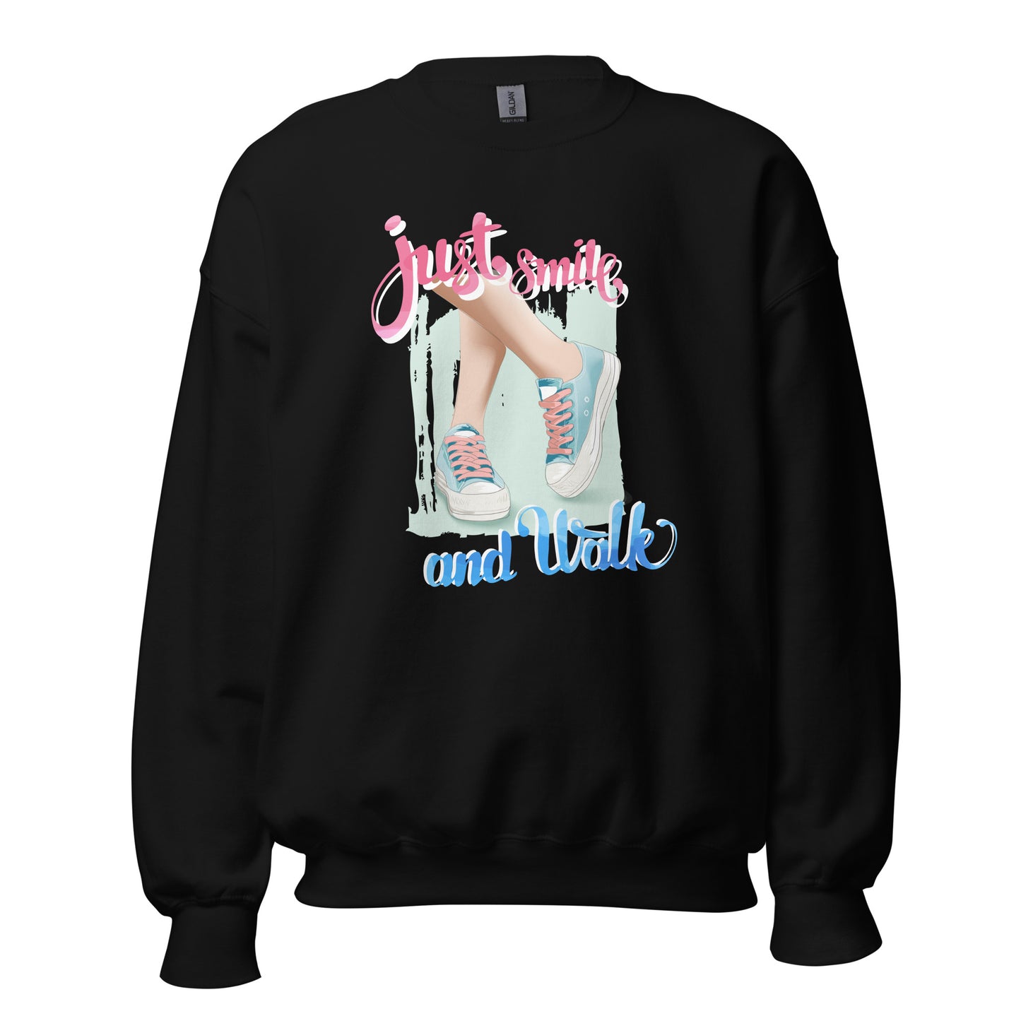 Frauen Pullover just smile