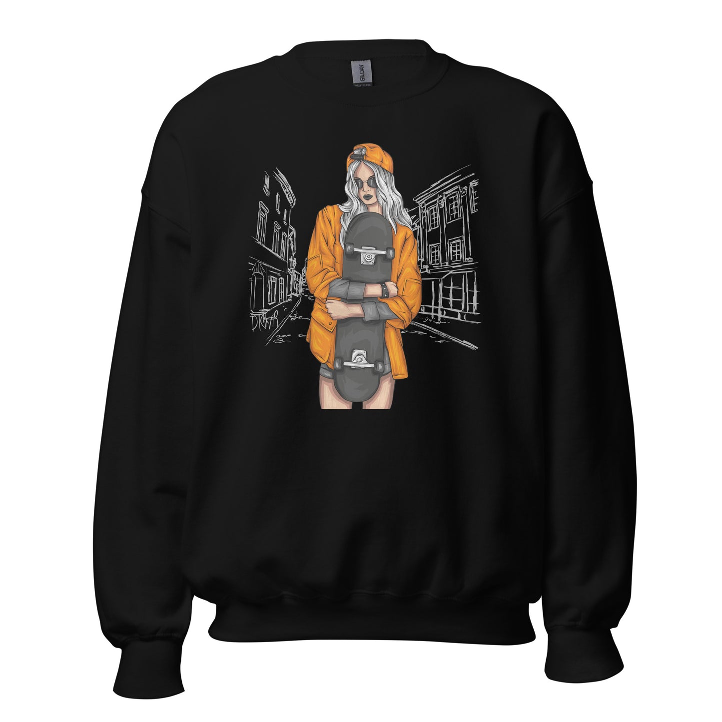 Damen Pullover skater girl