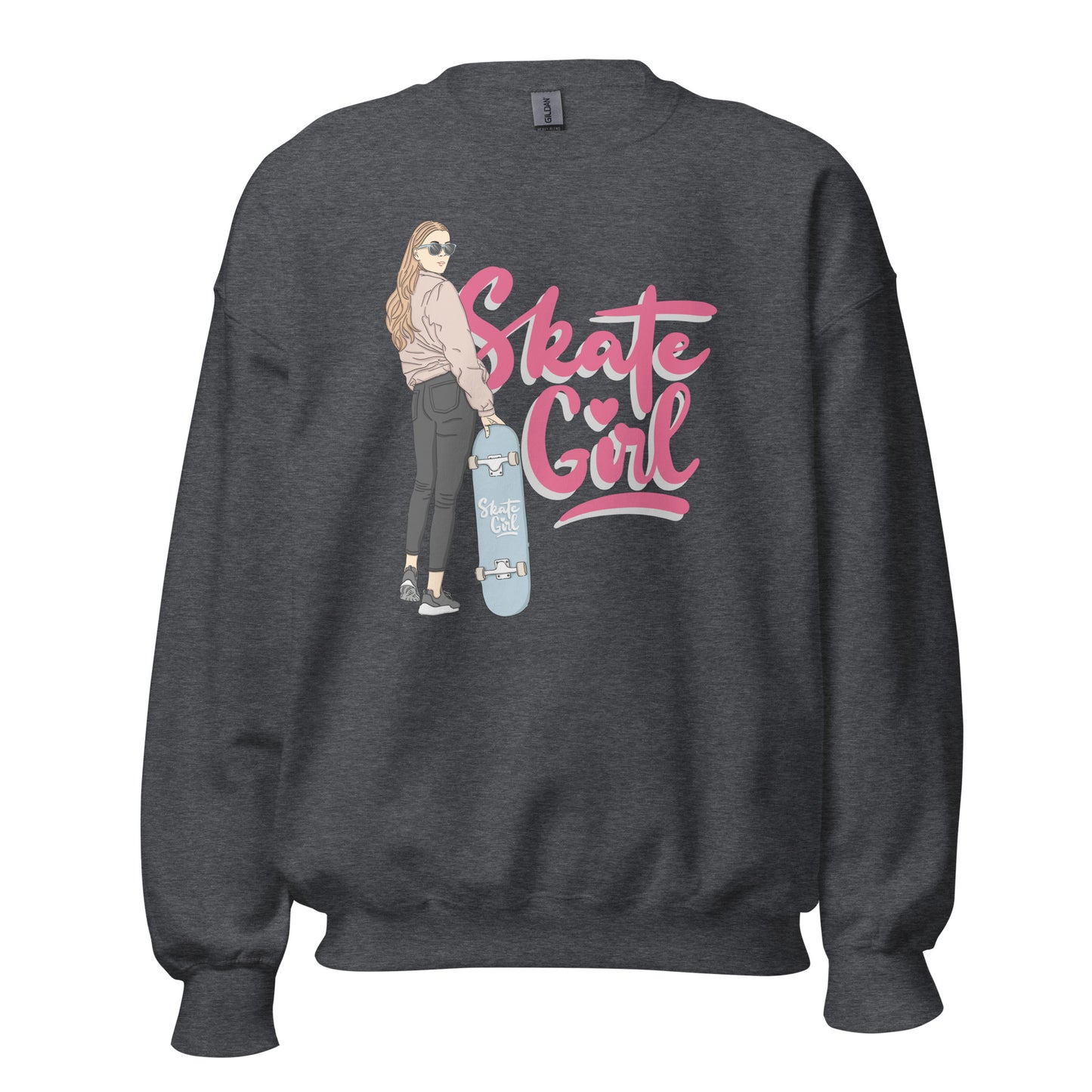 Frauen Pullover Skate girl